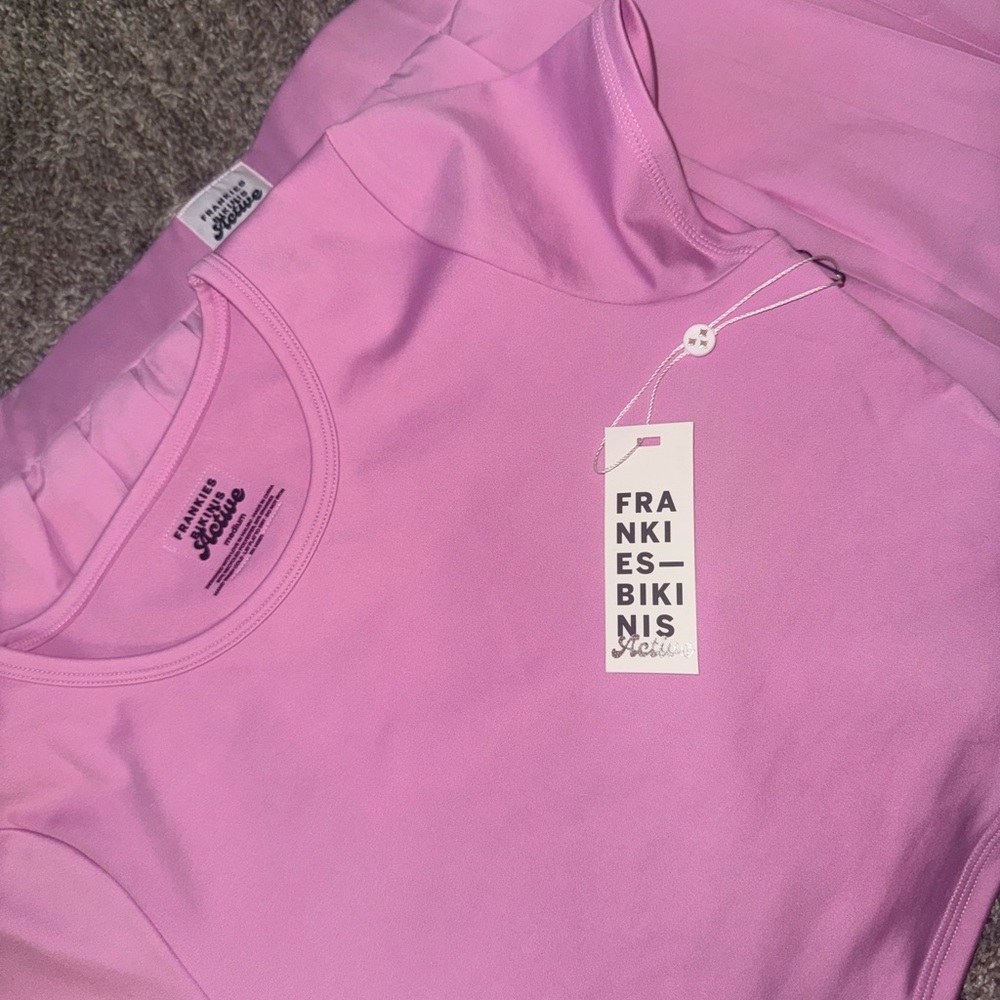 Frankies Bikinis Pink Top